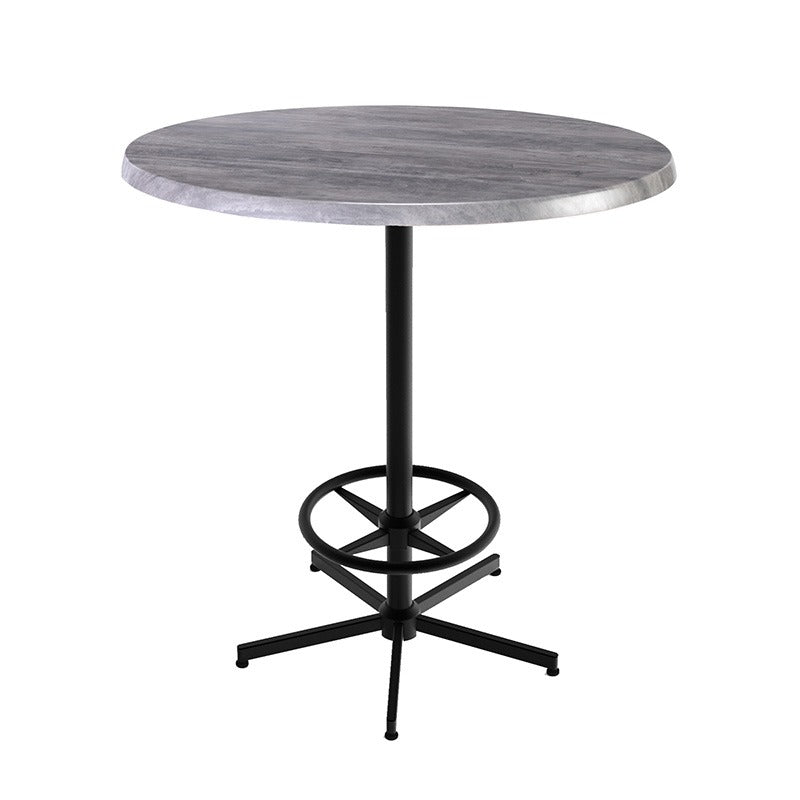 Holland Bar Stool Table, 36" Diameter - Greystone