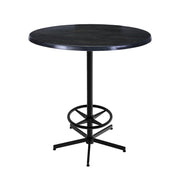 Holland Bar Stool Table, 36" Diameter - Natural