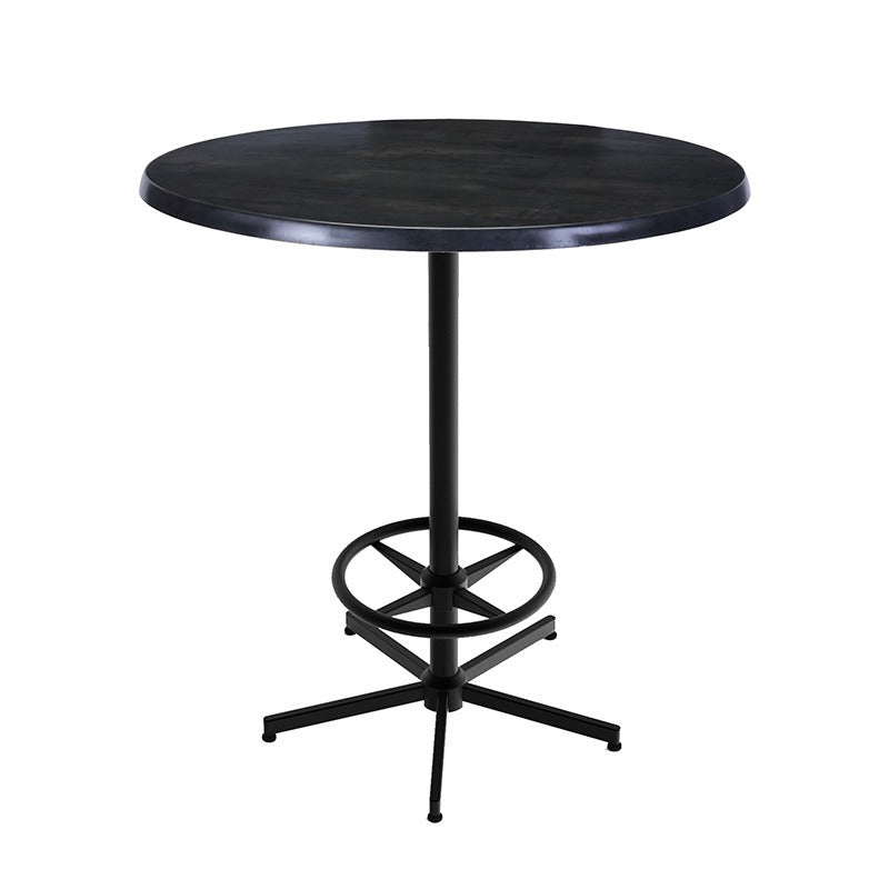 Holland Bar Stool Table, 36" Diameter - Natural