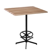 Holland Bar Stool Table, 36" x 36" - Natural