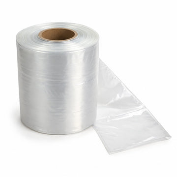 Lavex LDPE Plastic Tubing Roll, Clear