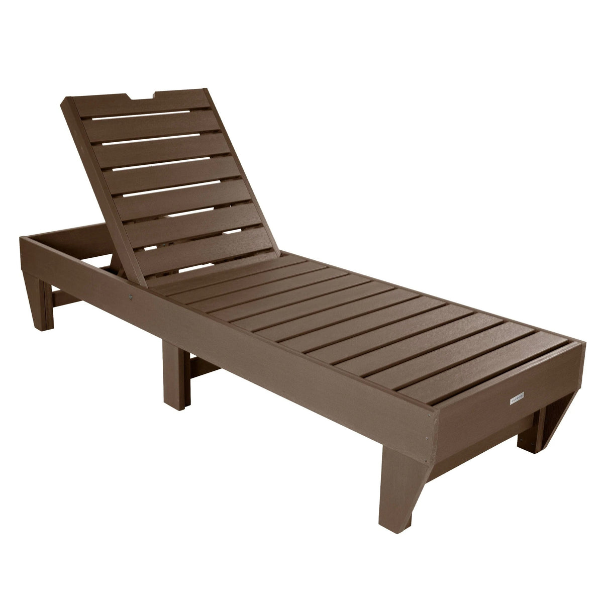 Sequoia Professional by Highwood USA CM-LNGSQ61 Polystyrene Chaise Lounge, 78" Long - Brown