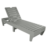 Sequoia Professional by Highwood USA CM-LNGSQ61 Polystyrene Chaise Lounge, 78" Long - Gray