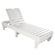 Sequoia Professional by Highwood USA CM-LNGSQ61 Polystyrene Chaise Lounge, 78" Long - White