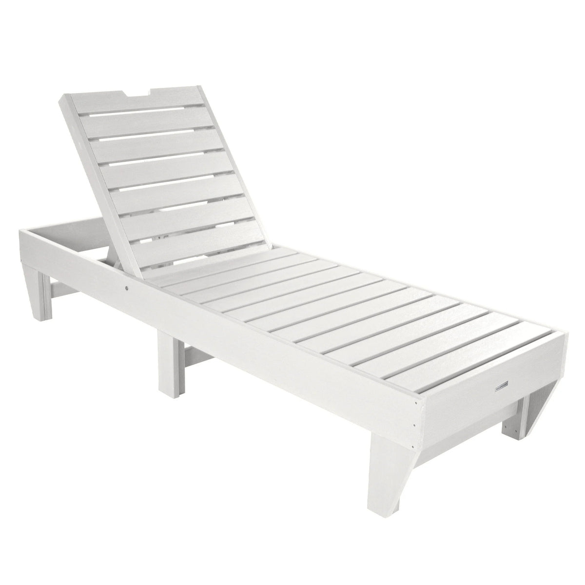 Sequoia Professional by Highwood USA CM-LNGSQ61 Polystyrene Chaise Lounge, 78" Long - White