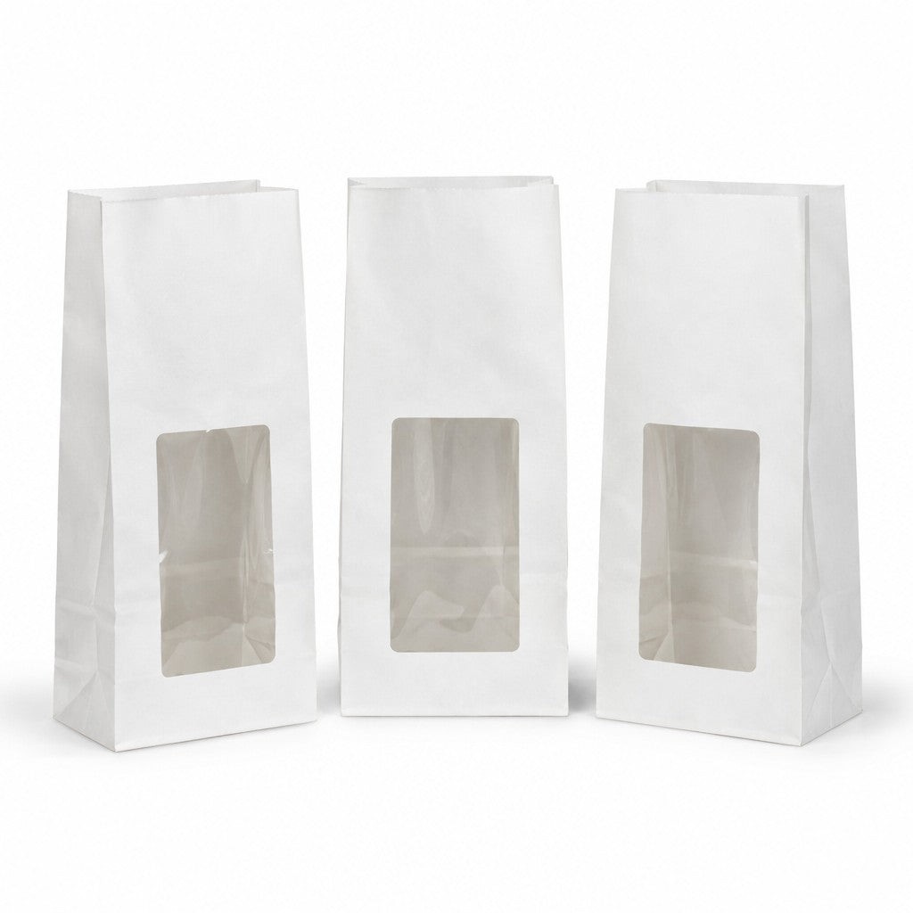 Choice Kraft Paper Cookie Bag, 3" x 5", White