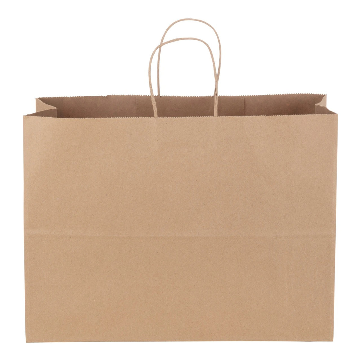 Duro Bag Kraft Paper Shopping Bag, Brown - 16" x 12"