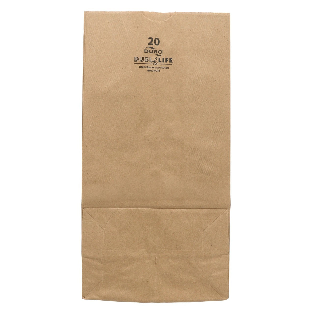 Duro Bag Paper Barrel Sack, Brown - photo 2
