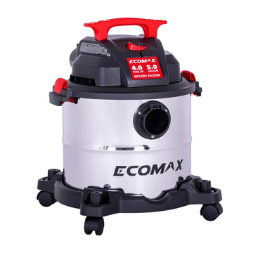 Ecomax Stainless Steel Vacuum, 14 1/4" x 14 5/8", 120V - 5 gal.