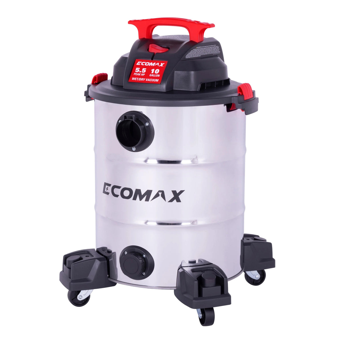 Ecomax Stainless Steel Vacuum, 14 1/4" x 14 5/8", 120V - 10 gal.