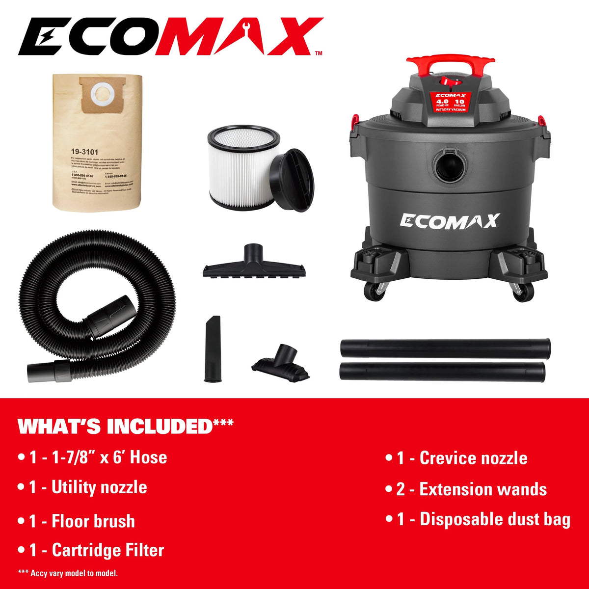 Ecomax Polypropylene Vacuum, 120V - photo 4