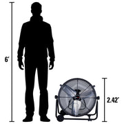 Ecomax Drum Fan, 11 1/16" Wide, 120V - photo 2