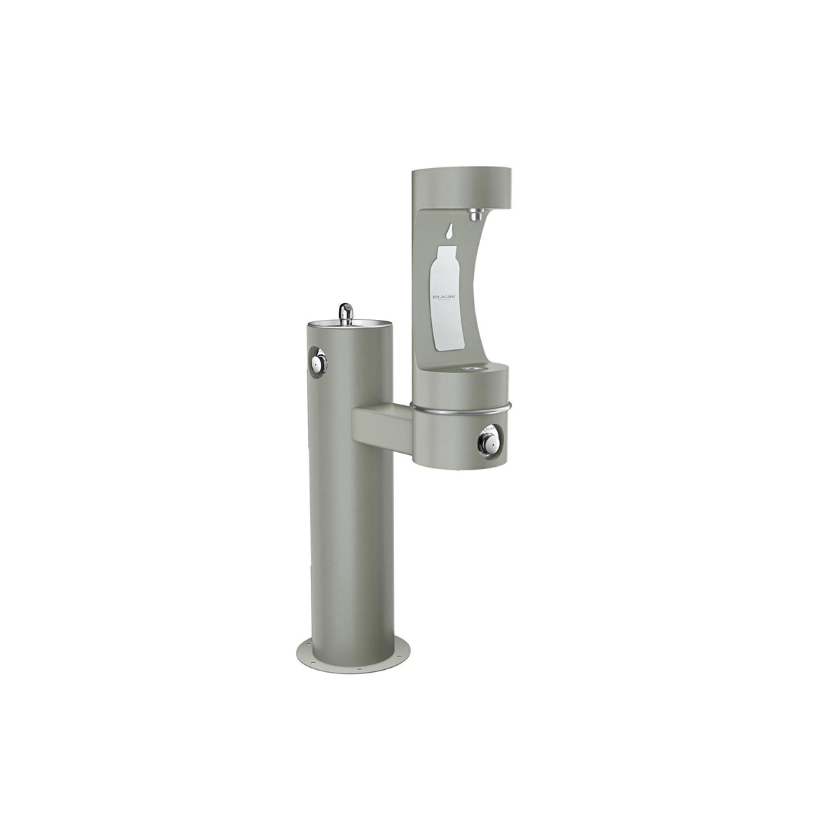 Zurn Elkay Stainless Steel Drinking Fountain, 14" x 31" - Gray