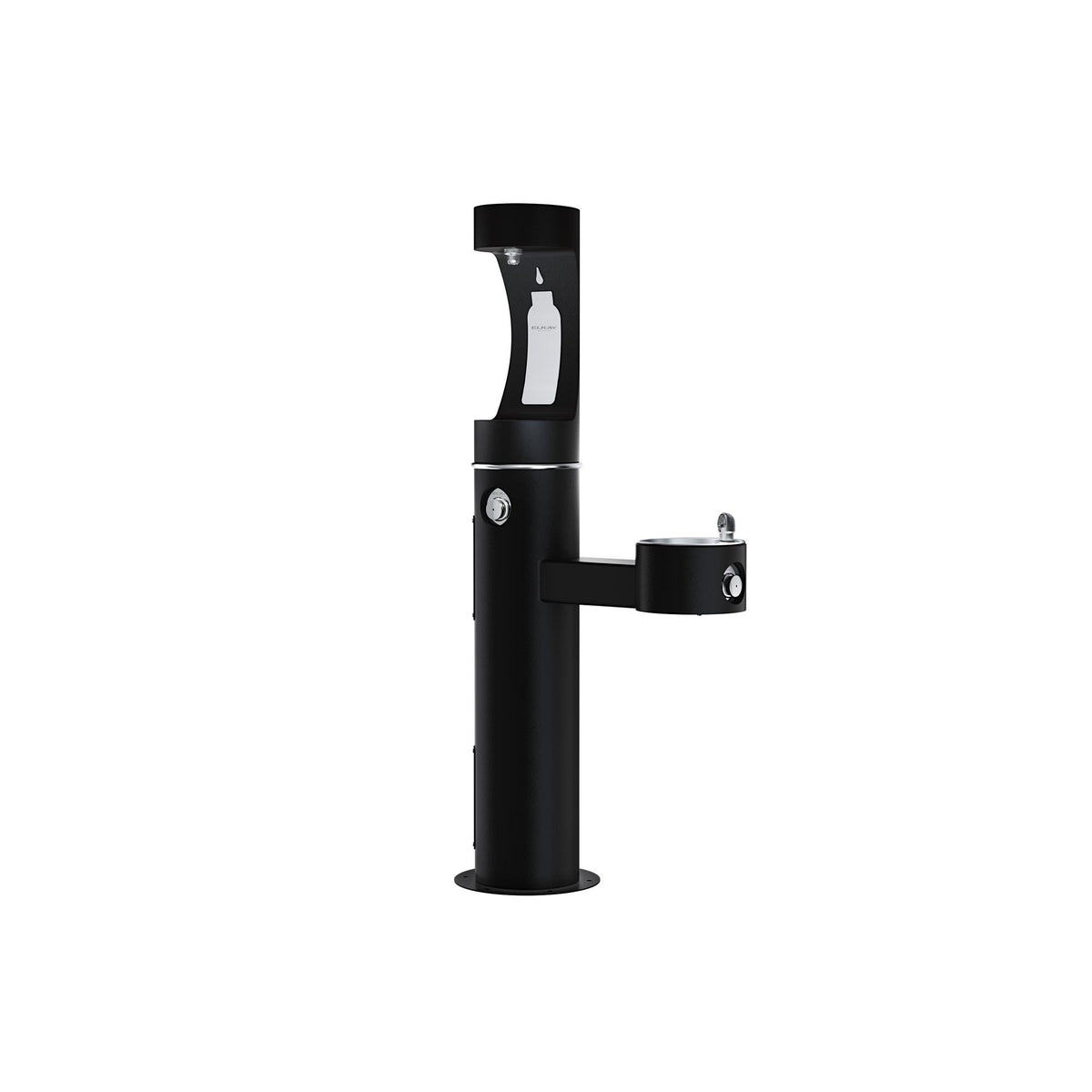 Zurn Elkay Stainless Steel Filling Station, 14" x 31" - Black