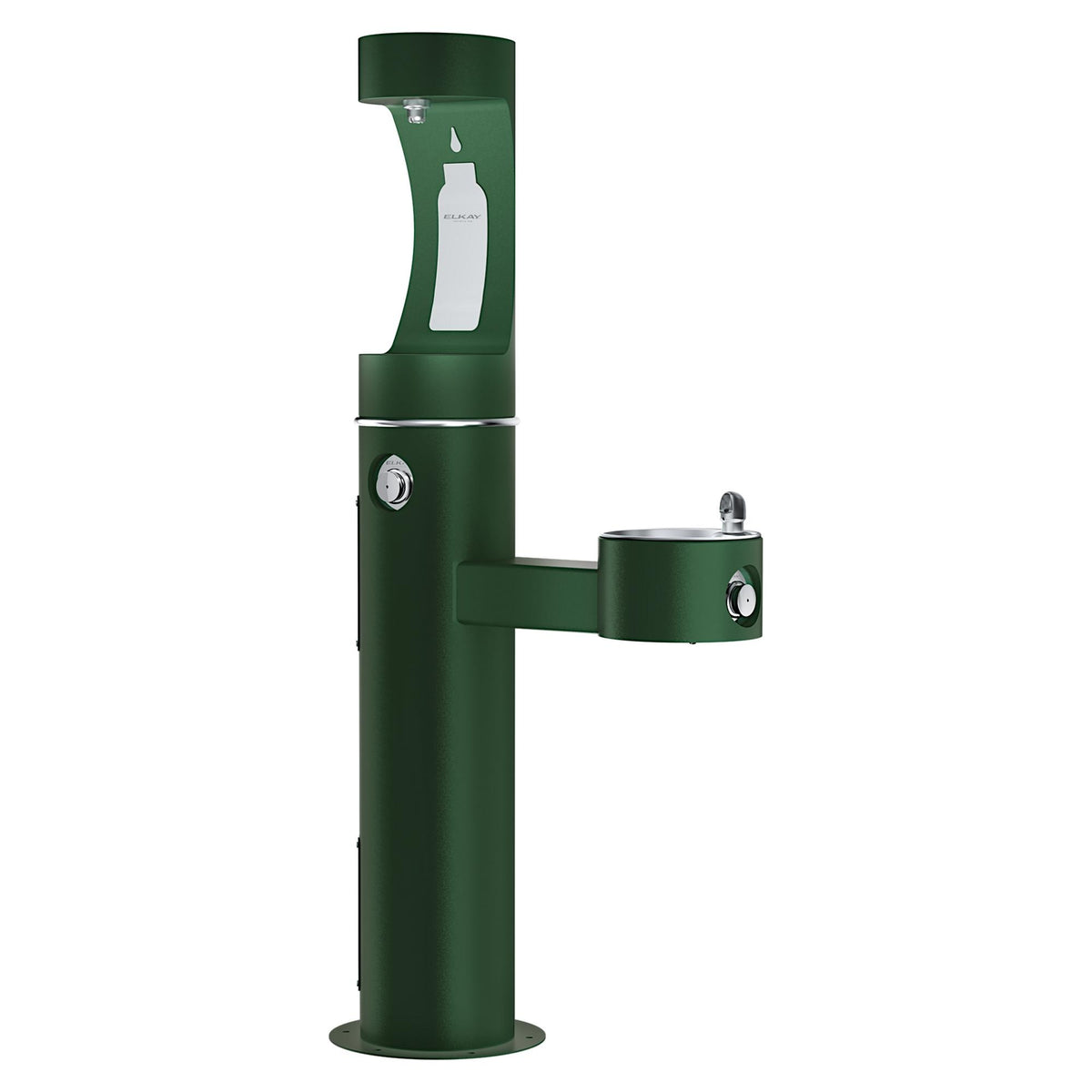 Zurn Elkay Stainless Steel Filling Station, 14" x 31" - Green