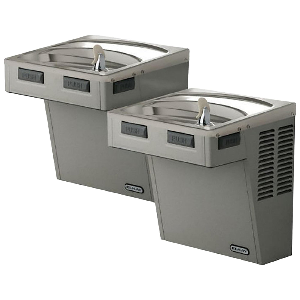 Zurn Elkay Drinking Fountain, 18 5/8" x 36 1/4", 115V - Silver
