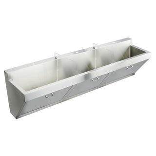 Zurn Elkay Stainless Steel Scrub Sink, 23" x 90", Silver - 11"