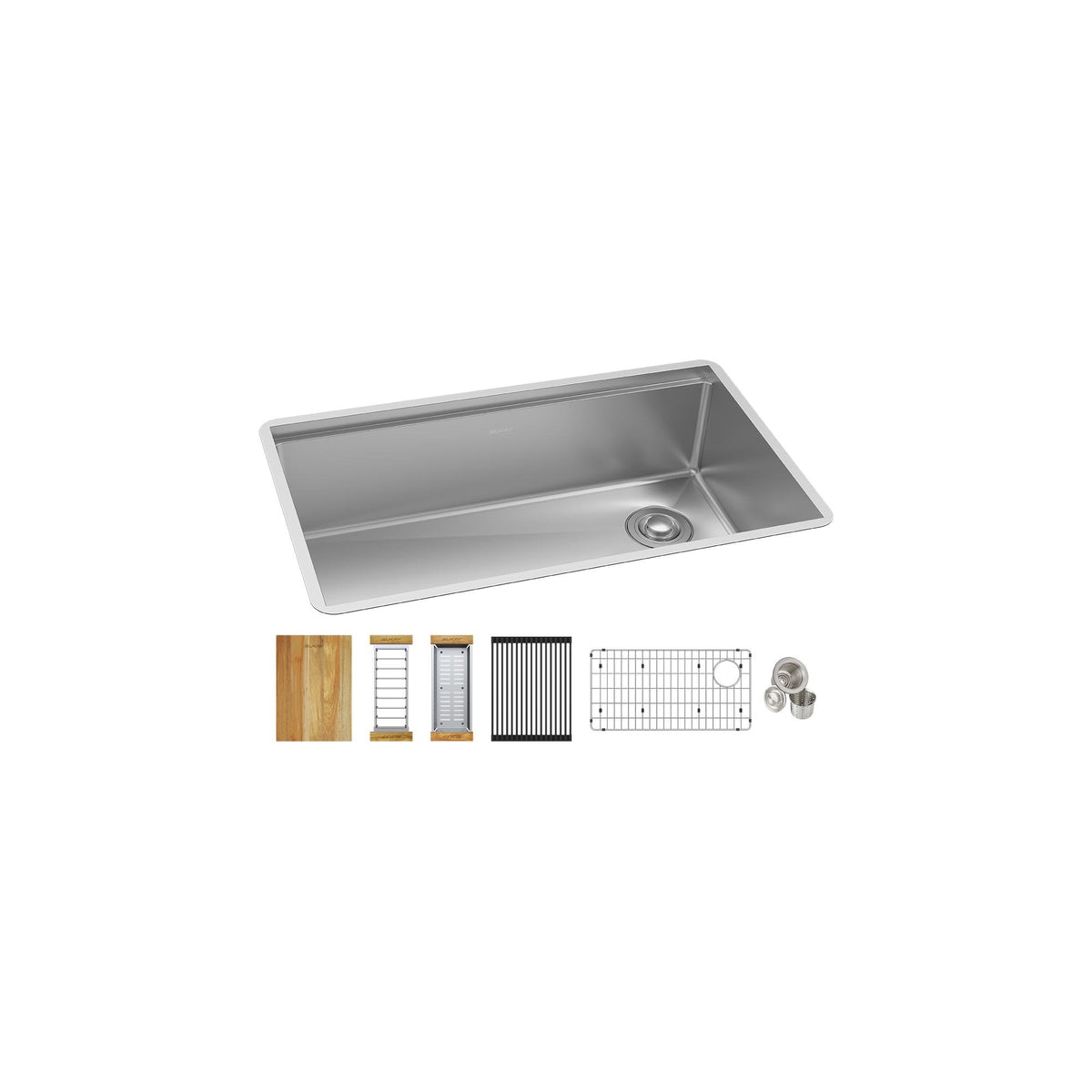 Zurn Elkay EFRU30169RTWC Stainless Steel Sink Kit, 18 1/2" x 31 1/2", Silver - Default Title