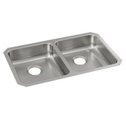 Zurn Elkay Stainless Steel Undermount Sink, 18 1/2" Wide, Silver - 30 3/4"