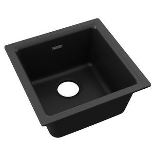 Zurn Elkay Bar Sink, 15 3/4" x 15 3/4" - Black