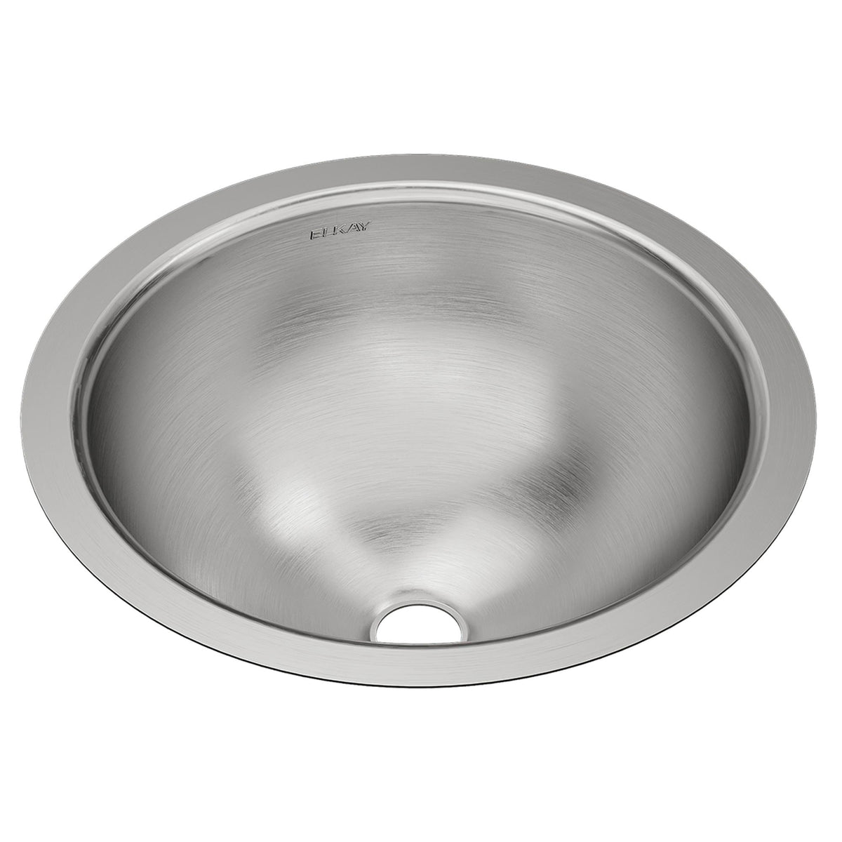Zurn Elkay ELUH12LV Stainless Steel Undermount Sink, 14 3/8" Diameter, Silver - Default Title