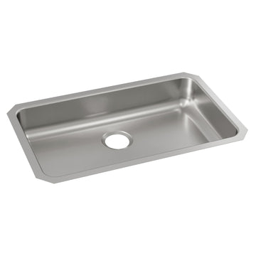 Zurn Elkay ELUHAD281655 Stainless Steel Undermount Sink, 18 1/2" x 30 1/2", Silver - Default Title