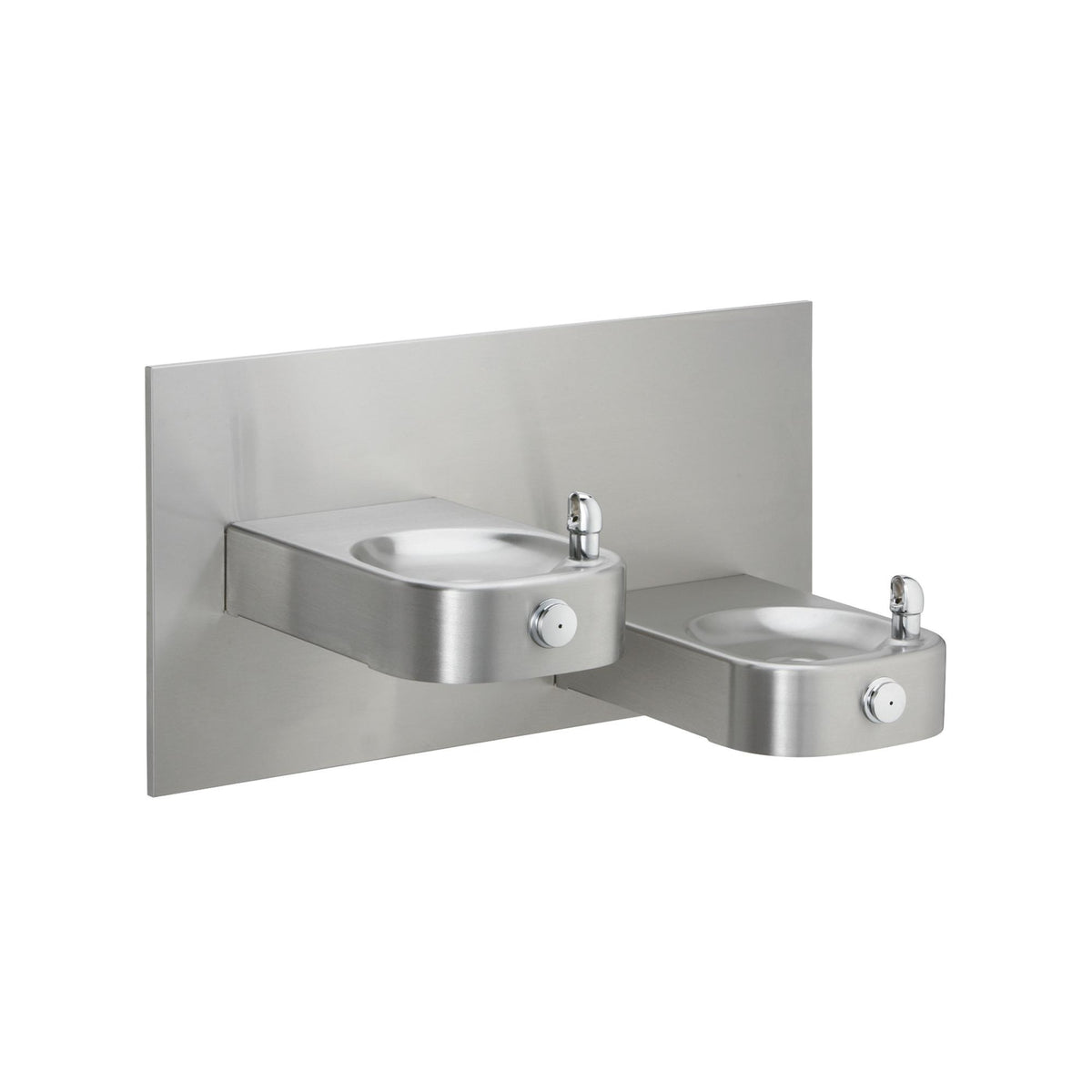 Zurn Elkay EHWM17C Stainless Steel Drinking Fountain, 19 3/8" x 38 1/2", Silver - Default Title