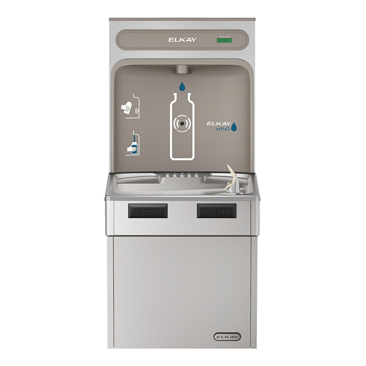 Zurn Elkay Stainless Steel Filling Station, 18 1/2" x 17 7/8", 115V - photo 2