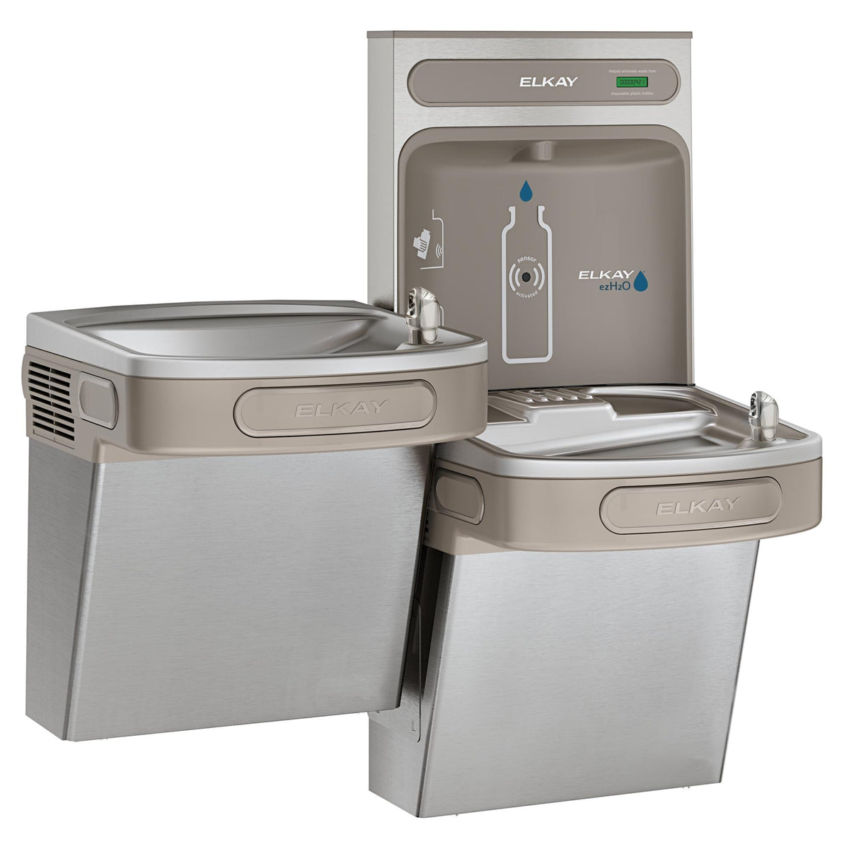 Zurn Elkay Filling Station, 19" x 36 3/4", 115V - Silver