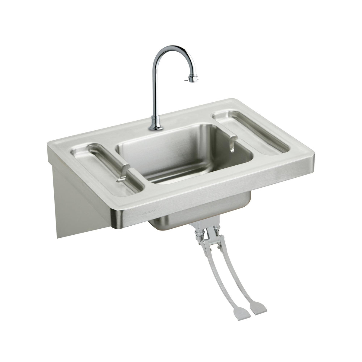 Zurn Elkay ESLV2820FC Stainless Steel Sink Kit, 20" x 28", Silver - Default Title