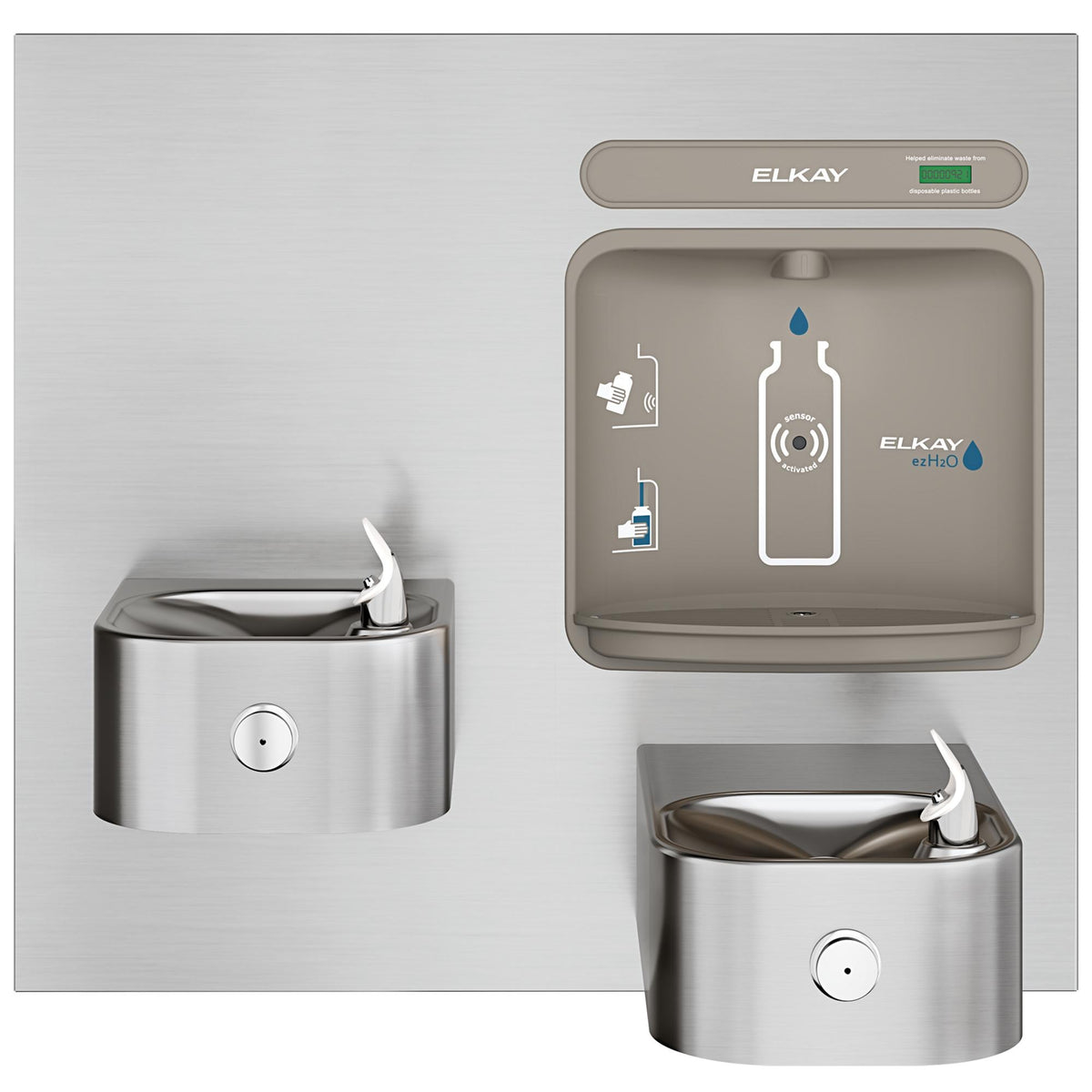 Zurn Elkay EZWS-EDFP217K Stainless Steel Filling Station, 19 3/8" x 38 1/2", 115V - photo 2