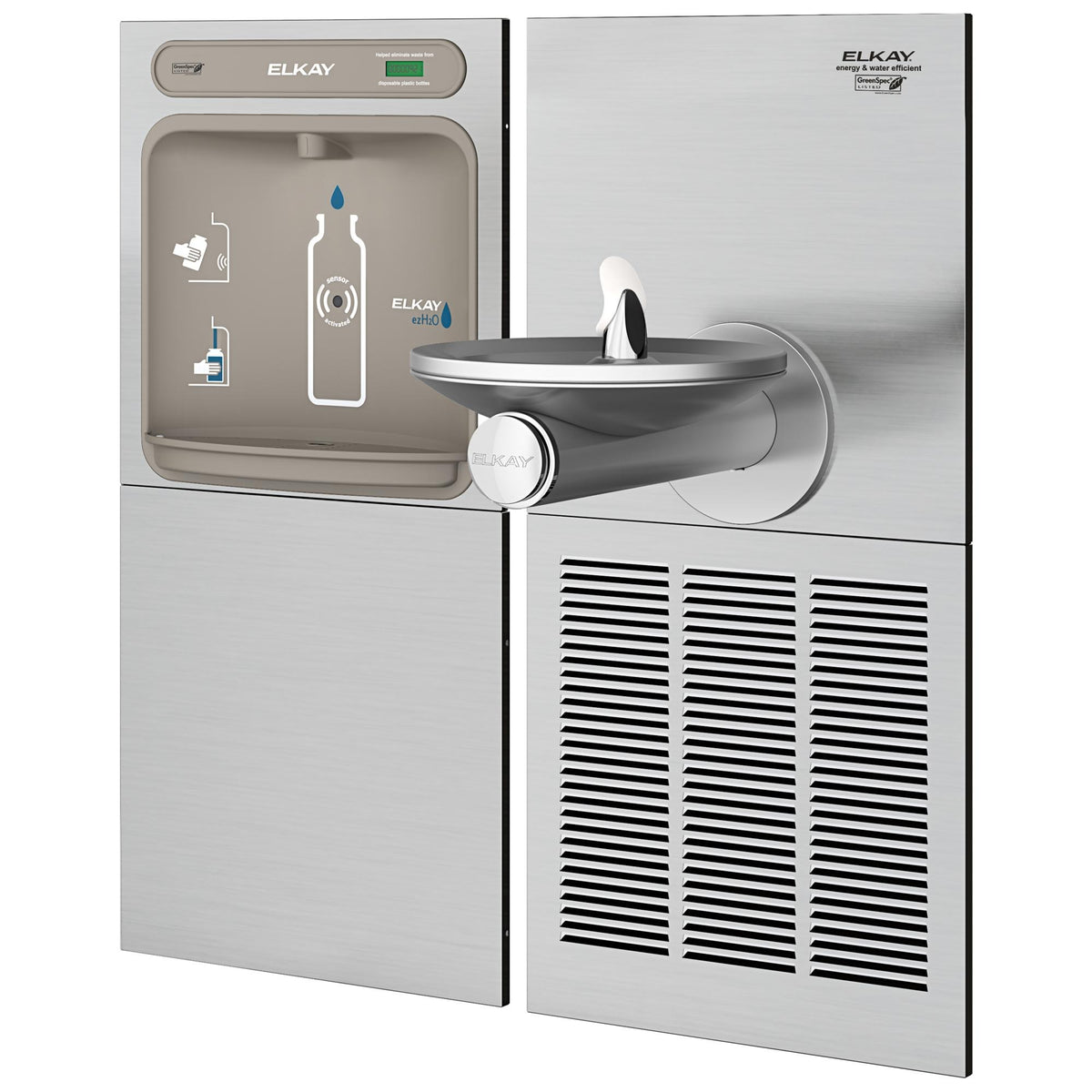 Zurn Elkay EZWS Stainless Steel Filling Station, 19" Wide, 115V - photo 4