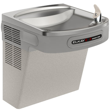 Zurn Elkay Drinking Fountain, 18 3/8" x 19", 115V - Light Gray Granite