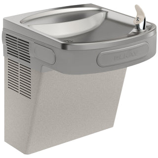 Zurn Elkay Stainless Steel Drinking Fountain, 18 3/8" x 19" - Light Gray Granite Vinyl Finish
