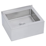 Zurn Elkay FLR Stainless Steel Mop Sink, Silver - 20" x 24" x 17 1/4"
