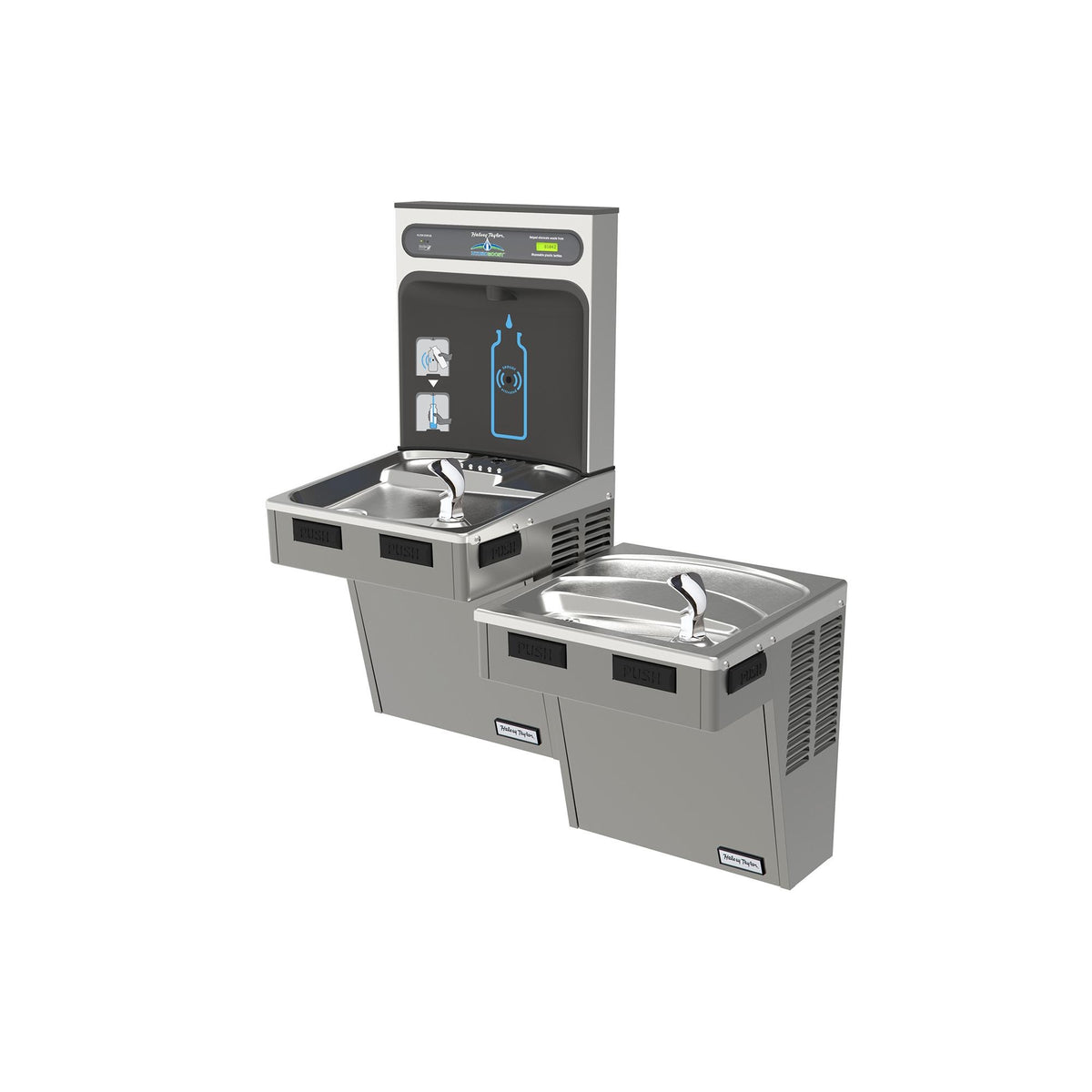 Halsey Taylor HTHB Filling Station, 18 5/8" x 36 1/4", 115V - Gray