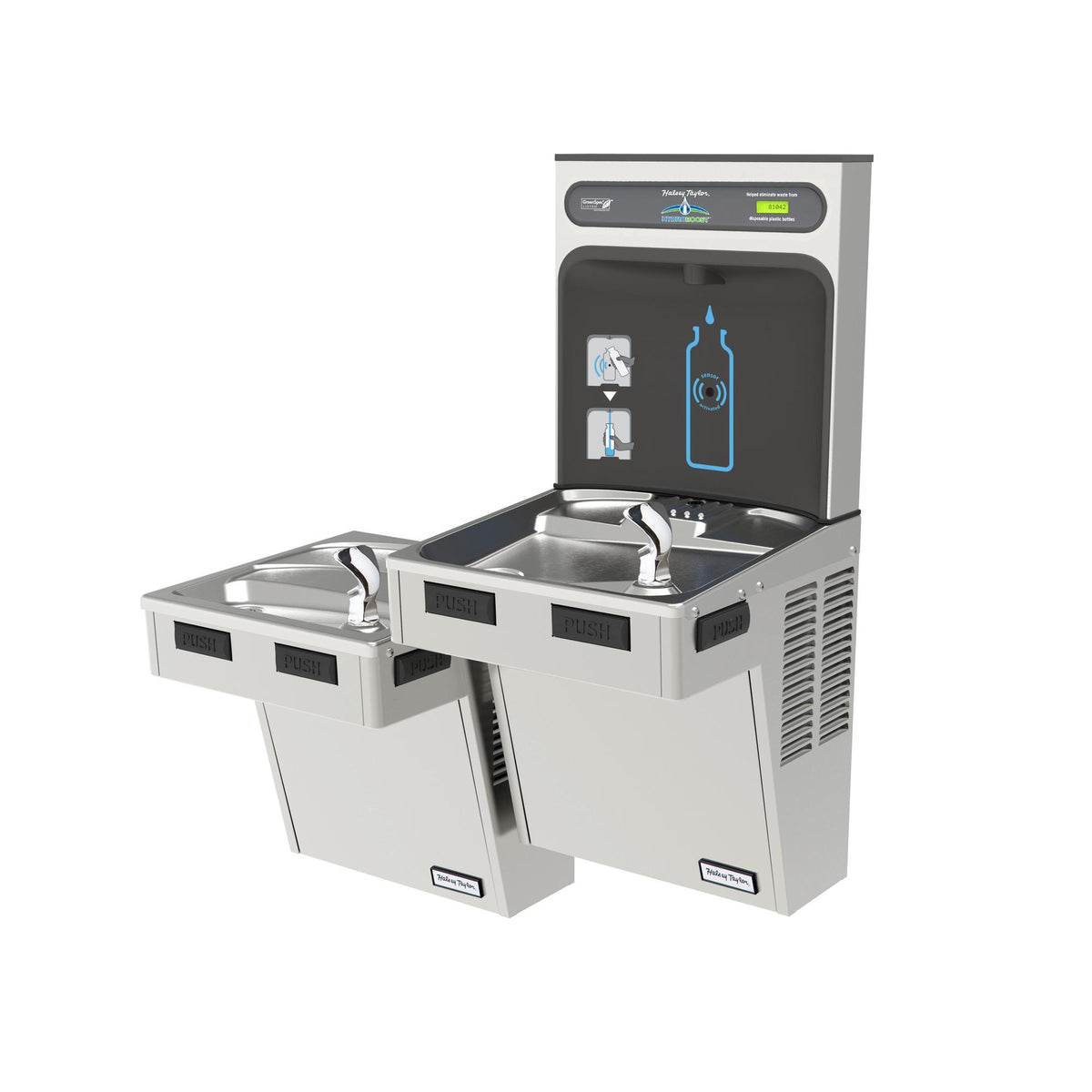 Halsey Taylor HTHB Filling Station, 18 5/8" x 36 1/4", 115V - Silver