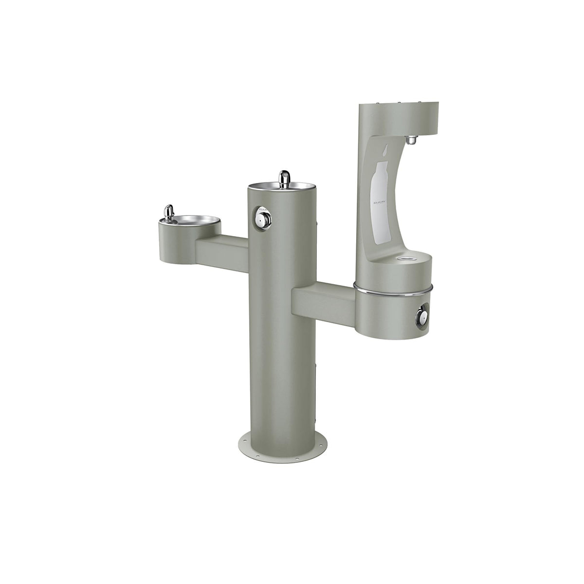 Zurn Elkay Stainless Steel Drinking Fountain, 14" x 48" - Gray