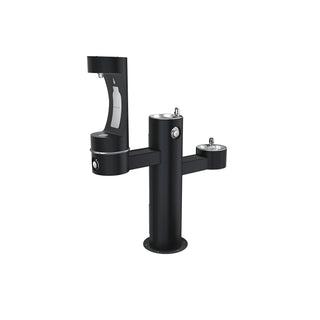 Zurn Elkay Stainless Steel Drinking Fountain, 14" x 48" - Black