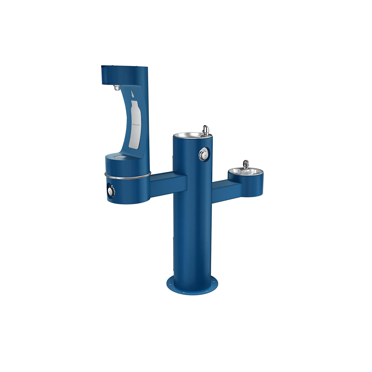 Zurn Elkay Stainless Steel Drinking Fountain, 14" x 48" - Blue