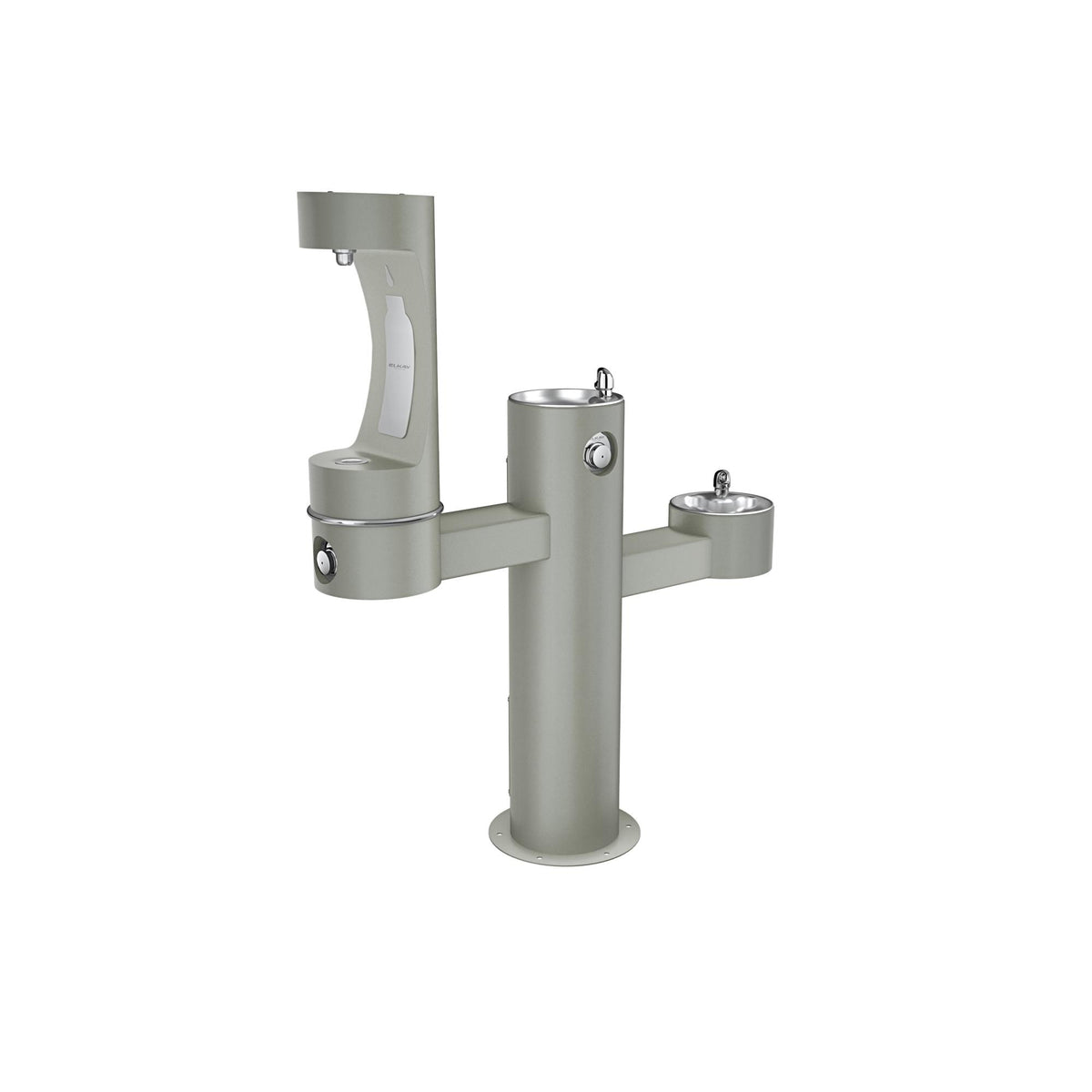 Zurn Elkay Stainless Steel Drinking Fountain, 14" x 48" - Gray