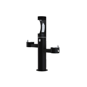 Zurn Elkay Stainless Steel Drinking Fountain, 14" x 48" - Black