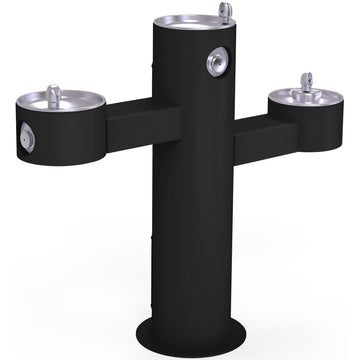 Zurn Elkay Stainless Steel Drinking Fountain, 14" x 48" - Black