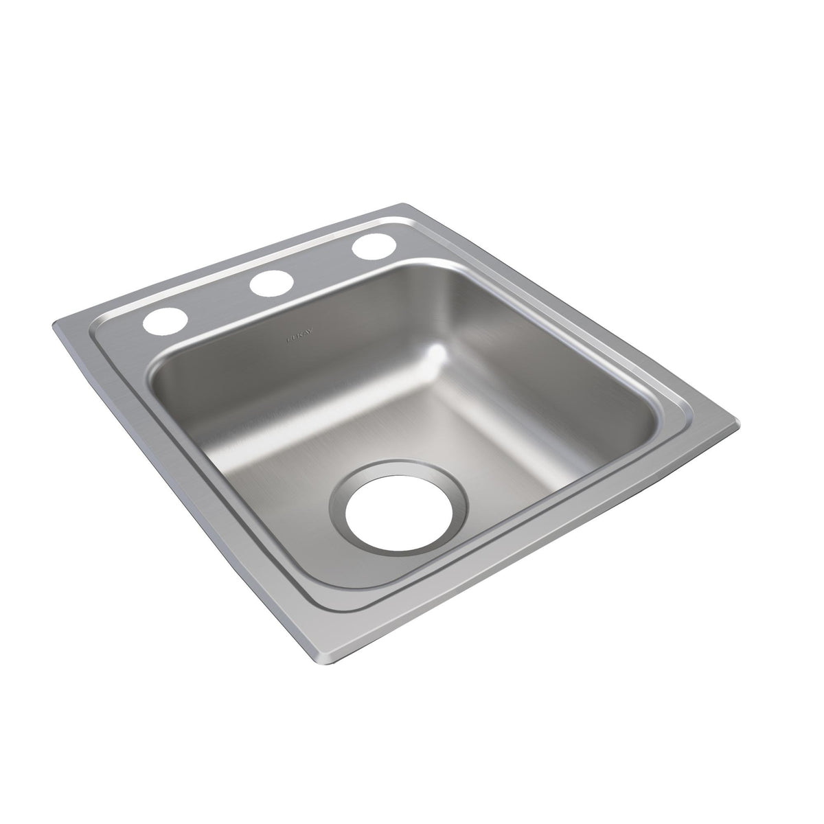 Zurn Elkay Stainless Steel Drop-In Sink, 5 1/2" High, Silver - 15"