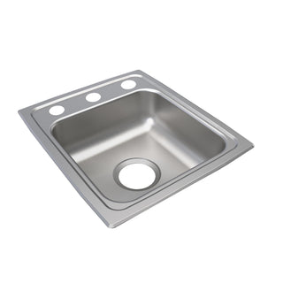 Zurn Elkay Stainless Steel Drop-In Sink, 5 1/2" High, Silver - 15"