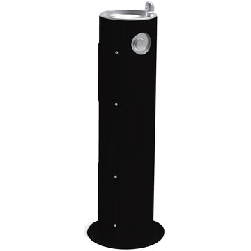 Zurn Elkay Stainless Steel Drinking Fountain, 14" x 14" - Black
