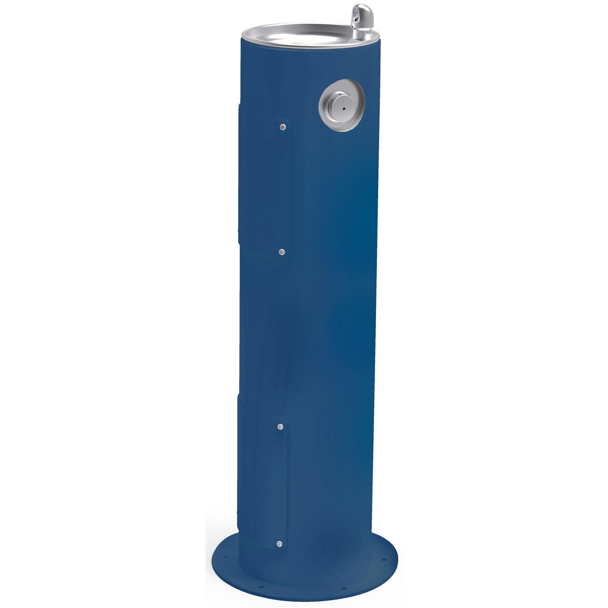 Zurn Elkay Stainless Steel Drinking Fountain, 14" x 14" - Blue