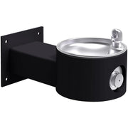Zurn Elkay Stainless Steel Drinking Fountain, 10" x 19 1/8" - Black
