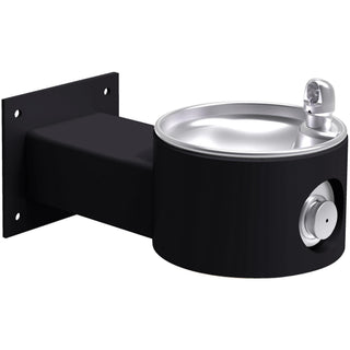 Zurn Elkay Stainless Steel Drinking Fountain, 10" x 19 1/8" - Black