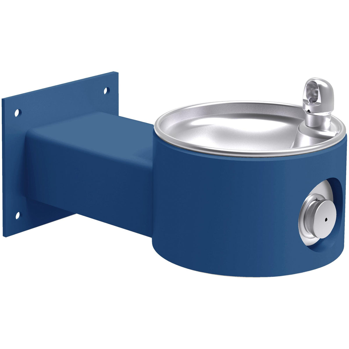 Zurn Elkay Stainless Steel Drinking Fountain, 10" x 19 1/8" - Blue